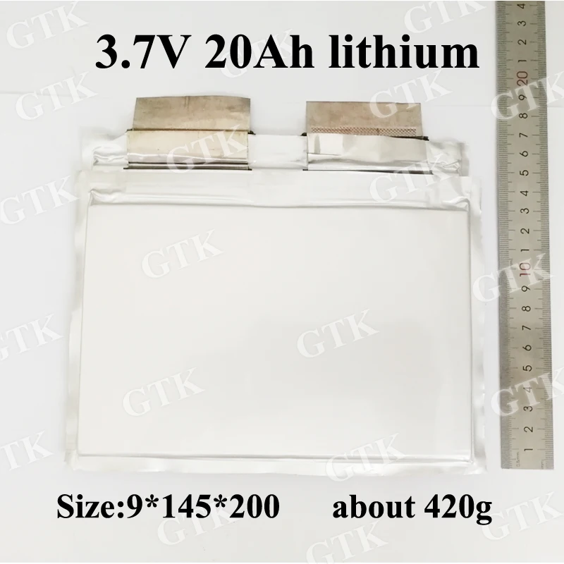 4pcs lithium 3.7v 20Ah lipo cell high current 100A battery 22ah for diy solar battery energy storage ebike scooter 14.8v 12v (3)