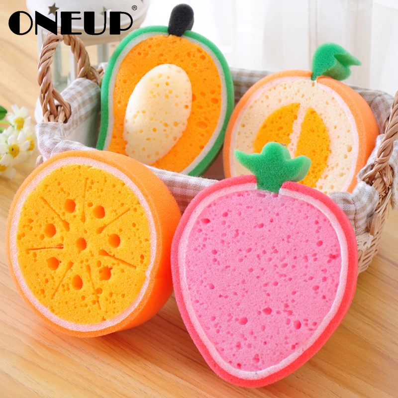 ONEUP Lovely Fruit Strong Decontamination Sponge Household Kitchen Efficient Clean Dish Cloth Sponge Washing Dishes Kitchen Tool
ONEUP Lovely Fruit Strong Decontamination Sponge Household Kitchen Efficient Clean Dish Cloth Sponge Washing Dishes Kitchen Tool