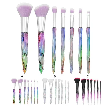 Make up brushes set professional 7PCS Foundation Concealer Brushes Crystal And Diamond Transparent Handle Cosmetic Brush Y525
Make up brushes set professional 7PCS Foundation Concealer Brushes Crystal And Diamond Transparent Handle Cosmetic Brush Y525