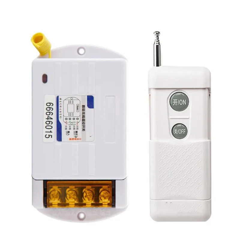380V long distance wireless remote control switch Three phase water pump motor controller
380V long distance wireless remote control switch Three phase water pump motor controller