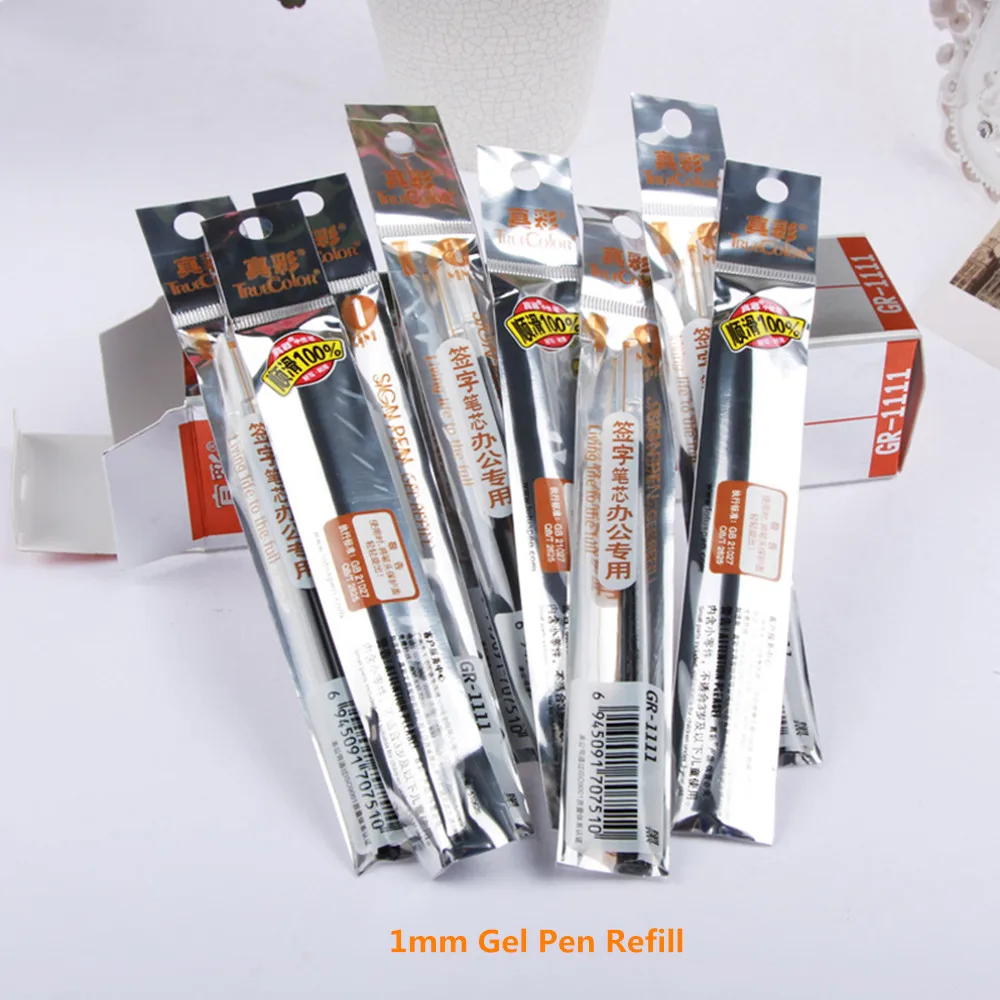 20pcs/box Gel Pen Refill for General Rollerball Pens 1mm Gel Ink Pen Refills Papelaria the Office School Supplies Writing Filler
20pcs/box Gel Pen Refill for General Rollerball Pens 1mm Gel Ink Pen Refills Papelaria the Office School Supplies Writing Filler