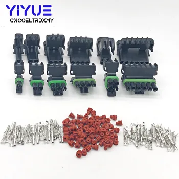 1 set 1/2/3/4/6Pin Weather pack Weatherpack Electrical Wire 2.5 Connector Plug Sealed Wiring automobile Connectors Kit 18-14 GA
1 set 1/2/3/4/6Pin Weather pack Weatherpack Electrical Wire 2.5 Connector Plug Sealed Wiring automobile Connectors Kit 18-14 GA