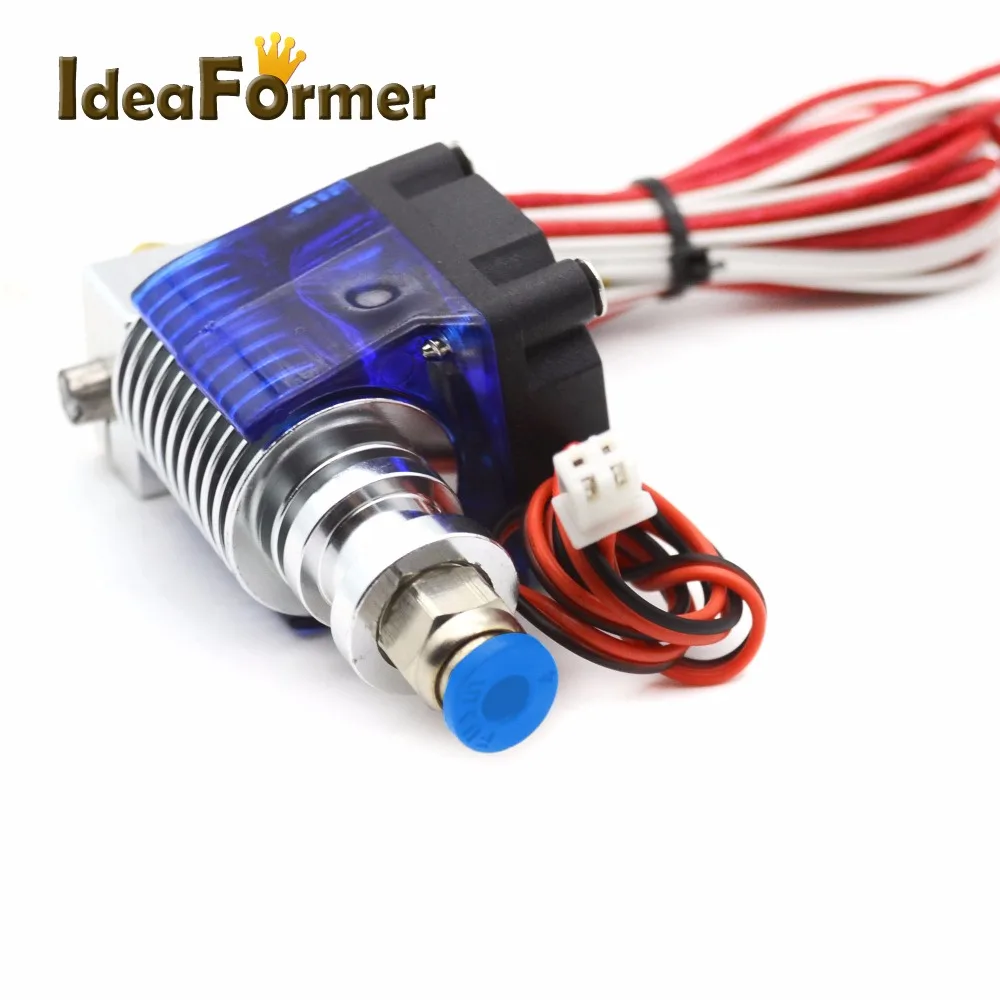 3D Printer Long distance V6 J-head hotend Extruder with Fan for 1.75mm 12V/24V 0.2/0.3/0.4/0.5mm Nozzle for E3D MK Reprap
3D Printer Long distance V6 J-head hotend Extruder with Fan for 1.75mm 12V/24V 0.2/0.3/0.4/0.5mm Nozzle for E3D MK Reprap