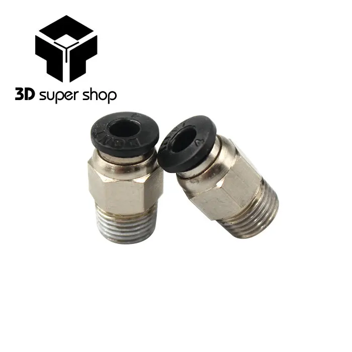 3D Printer V6 bowden J-head hotend Pneumatic Connectors 1.75mm PTFE Tube quick coupler j-head Fittings Hotend Fit
3D Printer V6 bowden J-head hotend Pneumatic Connectors 1.75mm PTFE Tube quick coupler j-head Fittings Hotend Fit
