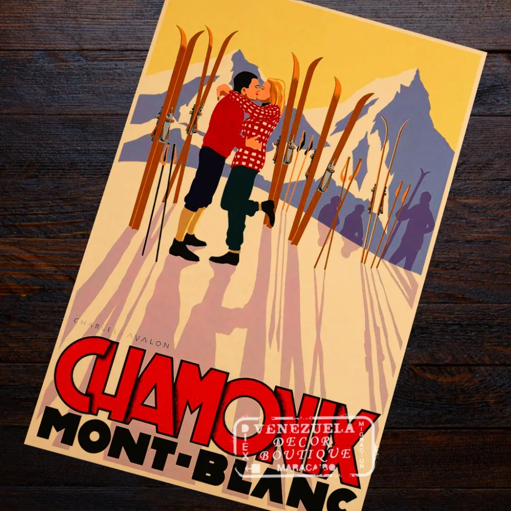 Chamonix Mount Ski Love Pair Romance Travel Retro Vintage Poster Canvas Painting DIY Wall Art Home Bar Posters Decor
Chamonix Mount Ski Love Pair Romance Travel Retro Vintage Poster Canvas Painting DIY Wall Art Home Bar Posters Decor