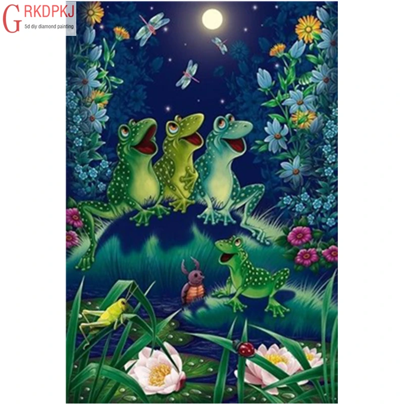 Diamond Embroidered Frog Party 5D Diamond Painting Full Square Mosaic Picture Rhinestone Cross Stitch Gift Craft Art Decoration
Diamond Embroidered Frog Party 5D Diamond Painting Full Square Mosaic Picture Rhinestone Cross Stitch Gift Craft Art Decoration