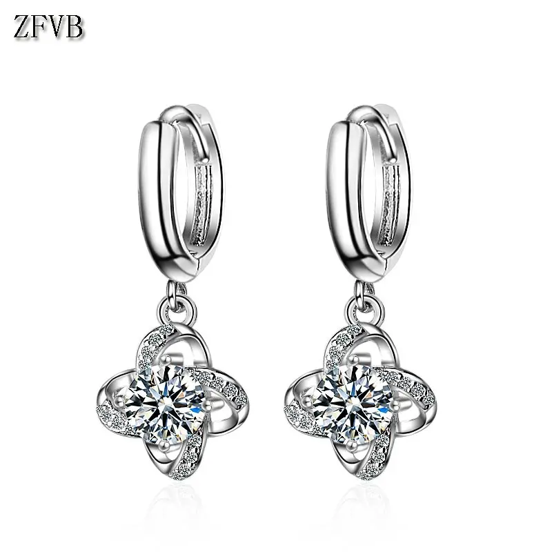 ZFVB 925 Sterling Silver Trendy Flower Ear Clip Earrings for Women Wedding CZ Zircon Ear Clip Earring Jewelry Bijoux Gift
ZFVB 925 Sterling Silver Trendy Flower Ear Clip Earrings for Women Wedding CZ Zircon Ear Clip Earring Jewelry Bijoux Gift