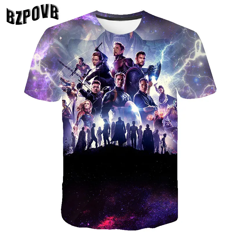 2019 New design t shirt men/women marvel Avengers Endgame 3D print t-shirts Short sleeve Harajuku style tshirt tops AS SIZE
2019 New design t shirt men/women marvel Avengers Endgame 3D print t-shirts Short sleeve Harajuku style tshirt tops AS SIZE