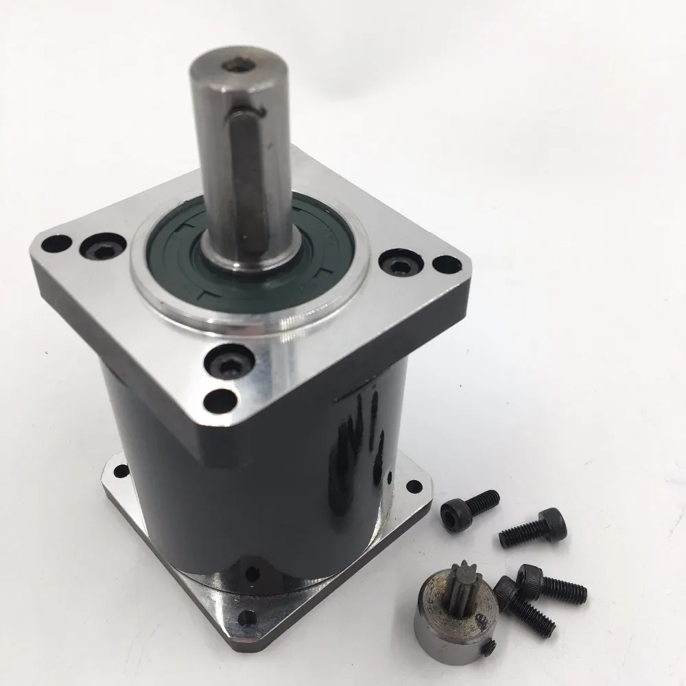 Flange 57mm Planetary Gear Ratio 20:1 Geared Nema23 Gearbox Shaft 14mm L70mm Speed Reducer for Stepper Motor |