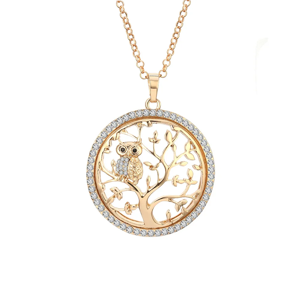 INourzZ Women's necklace personality owl pendant necklace creative life tree necklace hollow sweater chain fashion jewelry
INourzZ Women's necklace personality owl pendant necklace creative life tree necklace hollow sweater chain fashion jewelry