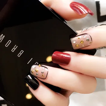 Wholesale 3 Pack Fashion Fake Nails Strip Rose Pink Color Bride Nail Patch 24 Tips With Glue Lady Daily Finger Sweet False Nail
Wholesale 3 Pack Fashion Fake Nails Strip Rose Pink Color Bride Nail Patch 24 Tips With Glue Lady Daily Finger Sweet False Nail