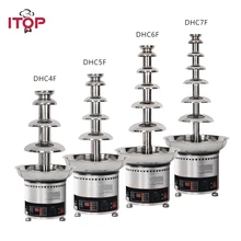 ITOP Chocolate Fountain Stainless Steel Chocolate Waterfall Machine Melting Warming Function 4/5/6/7 Tiers Commercial Use
ITOP Chocolate Fountain Stainless Steel Chocolate Waterfall Machine Melting Warming Function 4/5/6/7 Tiers Commercial Use