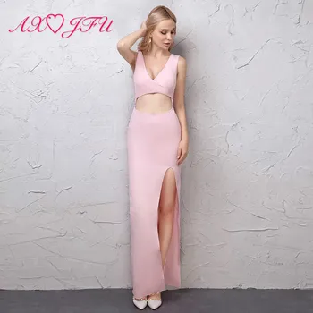 AXJFU Pink v neck Evening Dresses for Banquet Car Exhibition stage Women's Fashion Sexy sleeveless Long evening Dresses
AXJFU Pink v neck Evening Dresses for Banquet Car Exhibition stage Women's Fashion Sexy sleeveless Long evening Dresses