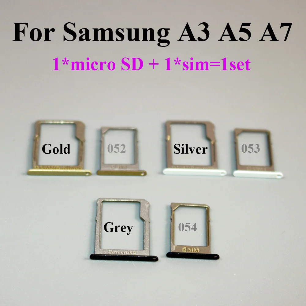 2 pcs =1set Card Slot Tray Adapter Replacement Parts For Samsung Galaxy A3 A5 A7 2015 Sim Card Slot Holder
2 pcs =1set Card Slot Tray Adapter Replacement Parts For Samsung Galaxy A3 A5 A7 2015 Sim Card Slot Holder