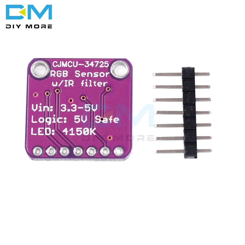 TCS34725 RGB Light Color Sensor Recognition Module For Arduino 