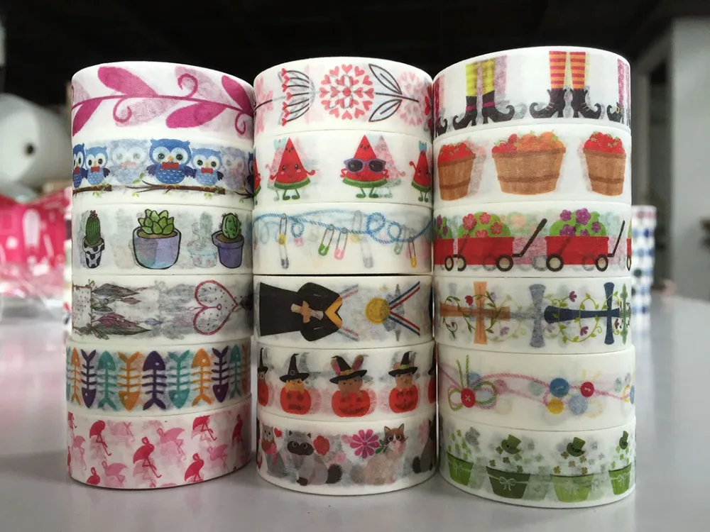 2265 patterns mushroom bird striped leaf deer brown tape 30rolls/lot Free shipping
2265 patterns mushroom bird striped leaf deer brown tape 30rolls/lot Free shipping