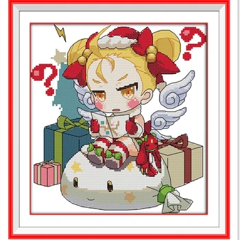Angel Express Delivery Embroidery Cross Set DIY SET Chinese Counted Cross Stitch Pattern 11CT 14CT Printed On Canvas Home Decor
Angel Express Delivery Embroidery Cross Set DIY SET Chinese Counted Cross Stitch Pattern 11CT 14CT Printed On Canvas Home Decor