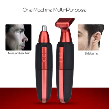 Washable 2 in 1 Men's Electric Nose Ear Hair Trimmer Sideburns Beard Hair Shaver Portable LED Light Nose Clipper Hair Remover
Washable 2 in 1 Men's Electric Nose Ear Hair Trimmer Sideburns Beard Hair Shaver Portable LED Light Nose Clipper Hair Remover