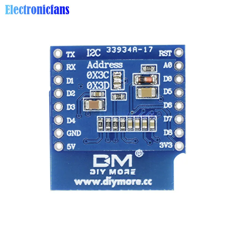 Escudo de extensión RGB LED digital WS2812B para D1 de Fundación Wemos mini