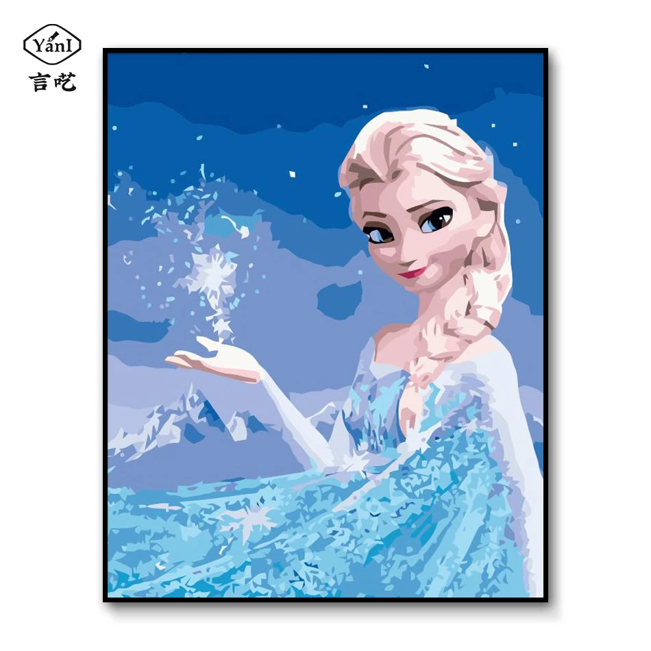 Anna Paint by Number kits Princess Elsa Poster Painting by Numbers for Children Snow White Coloring by Number
Anna Paint by Number kits Princess Elsa Poster Painting by Numbers for Children Snow White Coloring by Number