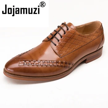 2019 Luxury Italian Genuine Cow Leather Men Black Brown Wedding Oxford Shoes Lace-Up Office Suit Men's Dress Shoes
2019 Luxury Italian Genuine Cow Leather Men Black Brown Wedding Oxford Shoes Lace-Up Office Suit Men's Dress Shoes