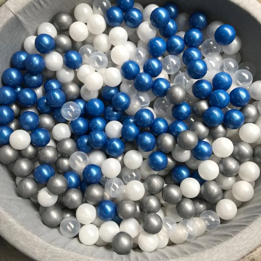 80pcs/lot Silver Grey Gold Soft Plastic ToyBalls Water Pool Ocean Wave Ball Baby Funny Toys Stress Air Ball Outdoor Fun Sports
80pcs/lot Silver Grey Gold Soft Plastic ToyBalls Water Pool Ocean Wave Ball Baby Funny Toys Stress Air Ball Outdoor Fun Sports