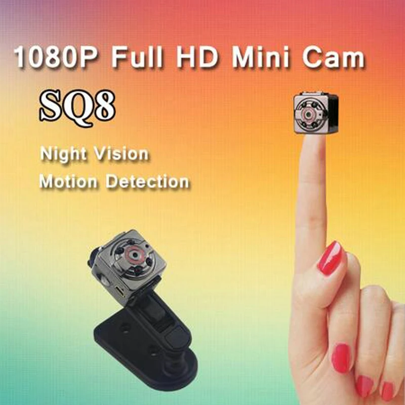 SQ8 Mini Camera Full HD 1080P Night Recorder Infrared vision motion sensor digital dv small mini camcorder dv camera
SQ8 Mini Camera Full HD 1080P Night Recorder Infrared vision motion sensor digital dv small mini camcorder dv camera