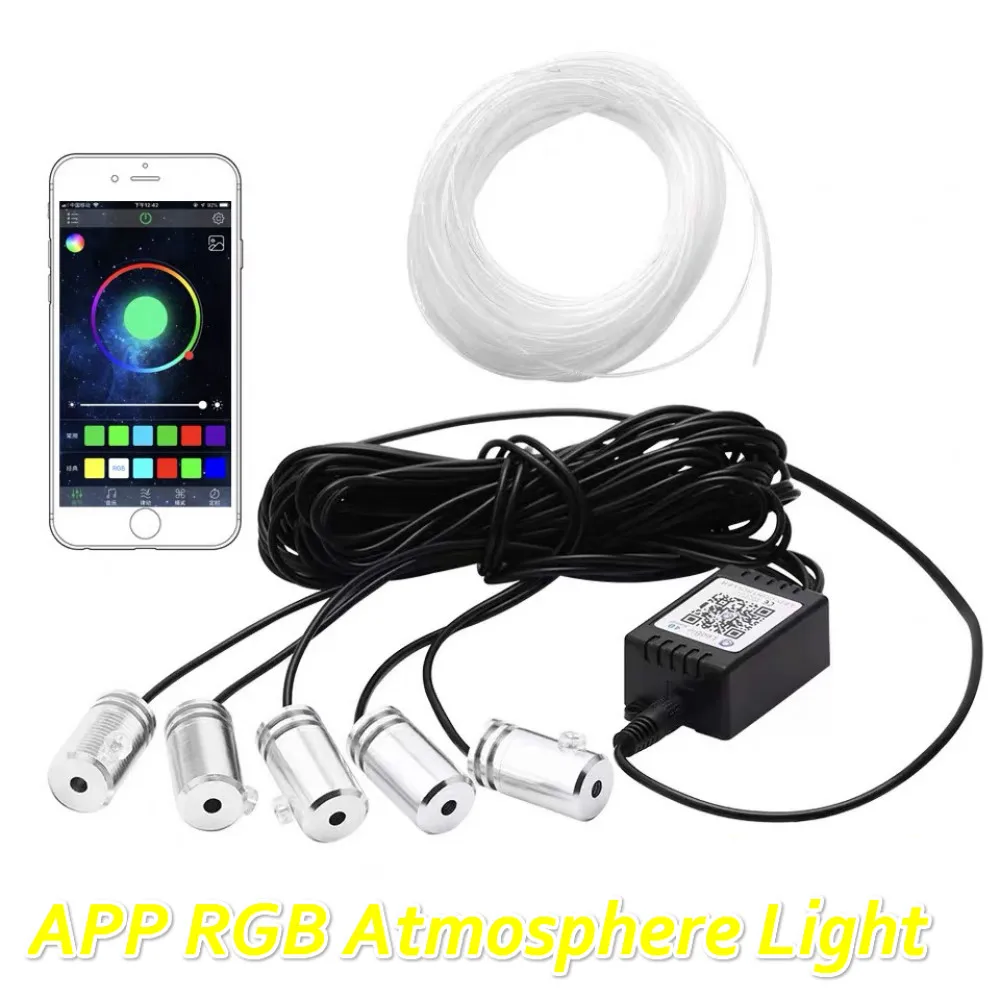 JURUS 6M RGB Fiber Optic Atmosphere Lamps Car Interior LIghting Ambient Light 12V Decorative Dashboard Door Lamp App Control RGB
JURUS 6M RGB Fiber Optic Atmosphere Lamps Car Interior LIghting Ambient Light 12V Decorative Dashboard Door Lamp App Control RGB