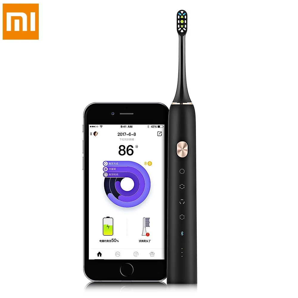 Xiaomi Soocas Soocare x3 Waterproof Electric Toothbrush Rechargeable Sonic Toothbrush Upgraded Ultrasonic Toothbrush
Xiaomi Soocas Soocare x3 Waterproof Electric Toothbrush Rechargeable Sonic Toothbrush Upgraded Ultrasonic Toothbrush