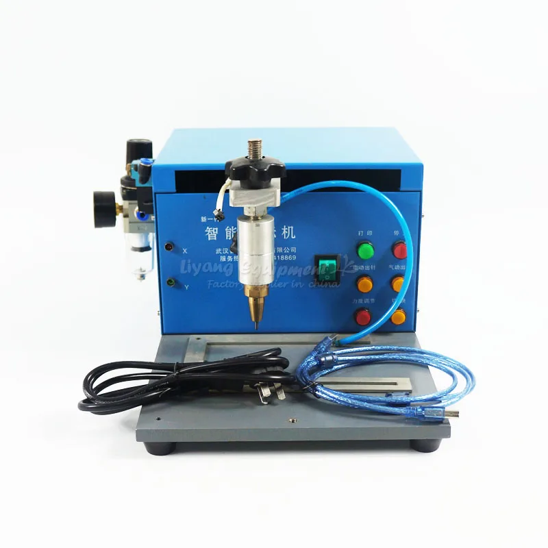 Portable metal nameplate marking machine with 170x110mm area pneumatic and electric 2 in 1
Portable metal nameplate marking machine with 170x110mm area pneumatic and electric 2 in 1