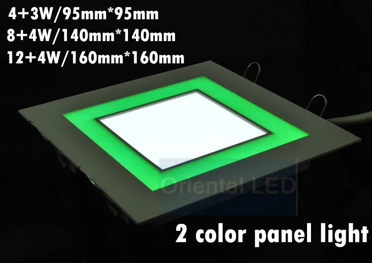 6pcs/lot 2 color LED panel light blue, green and white warm white finished square type 7W 12W 16W downlights 2 years Warranty
6pcs/lot 2 color LED panel light blue, green and white warm white finished square type 7W 12W 16W downlights 2 years Warranty