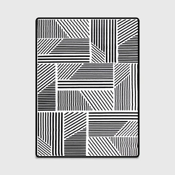 Fashion Nonslip Doormat/Kitchen mat Living Room Bedroom Parlor Bedside Area Rug Decorative Carpet Black White irregular Striped
Fashion Nonslip Doormat/Kitchen mat Living Room Bedroom Parlor Bedside Area Rug Decorative Carpet Black White irregular Striped