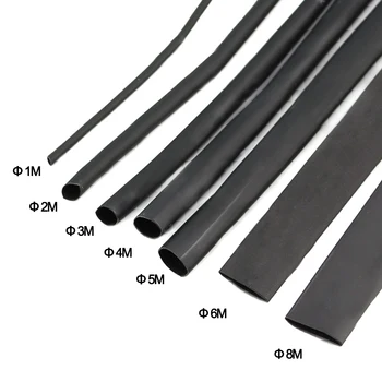 8 Meter/set 2:1 Black 1 2 3 4 5 6 8 10mm Heat Shrink Heatshrink Tubing Tube Sleeving Wrap Wire Sell DIY Connector Repair
8 Meter/set 2:1 Black 1 2 3 4 5 6 8 10mm Heat Shrink Heatshrink Tubing Tube Sleeving Wrap Wire Sell DIY Connector Repair
