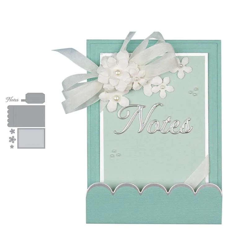 Adorned notepad Metal Cutting Dies Stencil for DIY Scrapbooking Album Embossing Paper Cards Making Crafts Decor
Adorned notepad Metal Cutting Dies Stencil for DIY Scrapbooking Album Embossing Paper Cards Making Crafts Decor