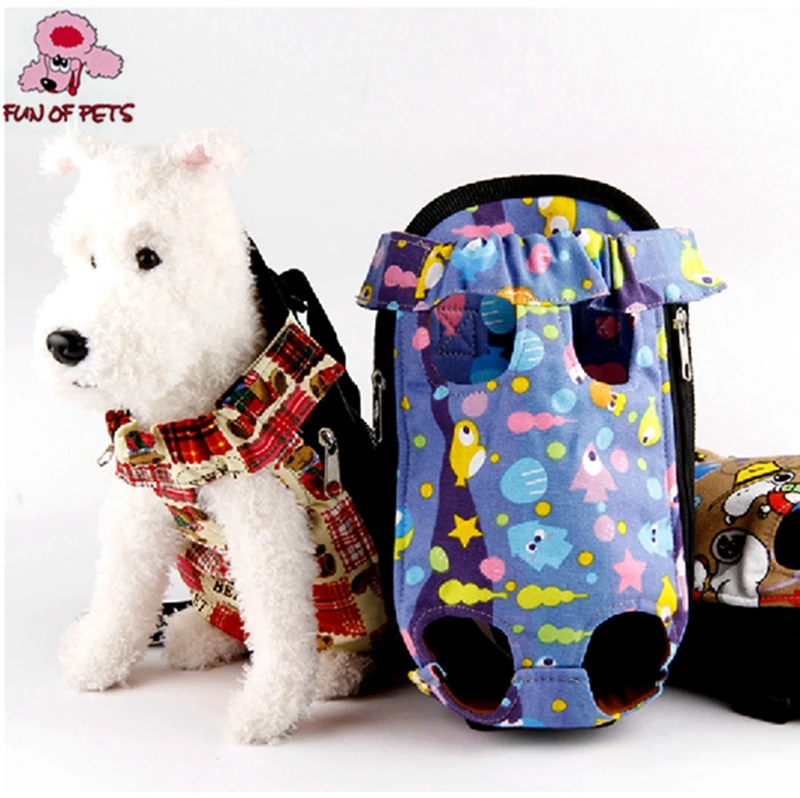 2017 Newly Dog Front Chest Backpack Pet Bag Cat Carrier Five Holes Outdoor Tote Sling Holder | Дом и сад