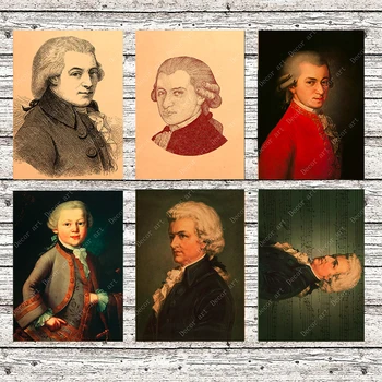Wolfgang Amadeus Mozart Musician Canvas Painting Vintage Wall Pictures Kraft Poster Coated Wall Stickers Home Decor Gift
Wolfgang Amadeus Mozart Musician Canvas Painting Vintage Wall Pictures Kraft Poster Coated Wall Stickers Home Decor Gift