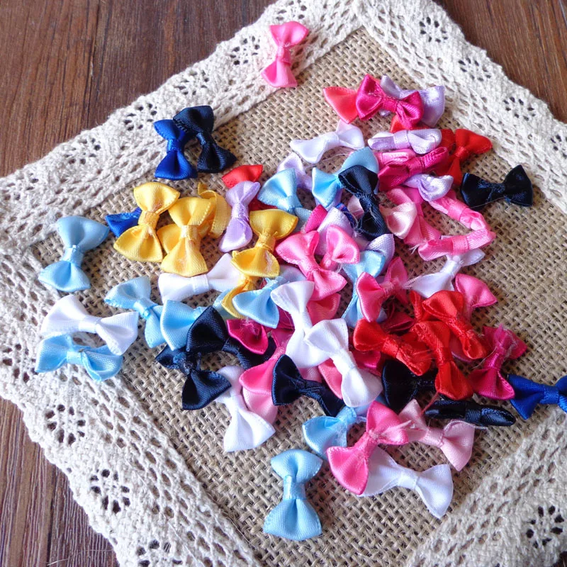 50pcs Colorful Handmade Bow-tie Badge Applique 2cm Satin Ribbon Bow Mixed Color DIY Decoration Bow Tie Badges
50pcs Colorful Handmade Bow-tie Badge Applique 2cm Satin Ribbon Bow Mixed Color DIY Decoration Bow Tie Badges