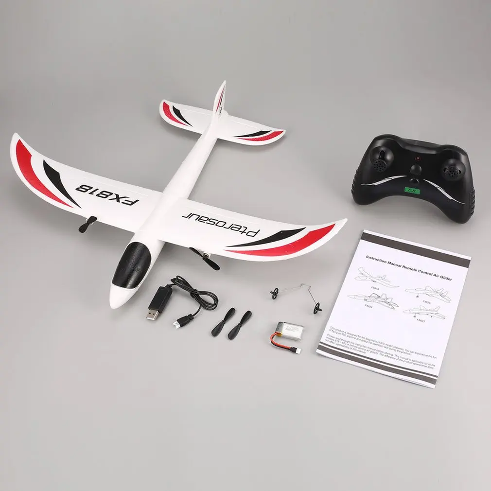 FX FX-818 2.4G 2CH Remote Control Glider 475mm Wingspan EPP RC Fixed Wing Airplane Aircraft Drone for Kid Gift RTF
FX FX-818 2.4G 2CH Remote Control Glider 475mm Wingspan EPP RC Fixed Wing Airplane Aircraft Drone for Kid Gift RTF