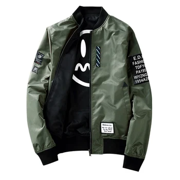 Street Bomber Jacket Men Pilot Patch Military Hip Hop Baseball Jacket Camo Punk Big Mens Jackets Streetwear Coat Men 5J1017
Street Bomber Jacket Men Pilot Patch Military Hip Hop Baseball Jacket Camo Punk Big Mens Jackets Streetwear Coat Men 5J1017