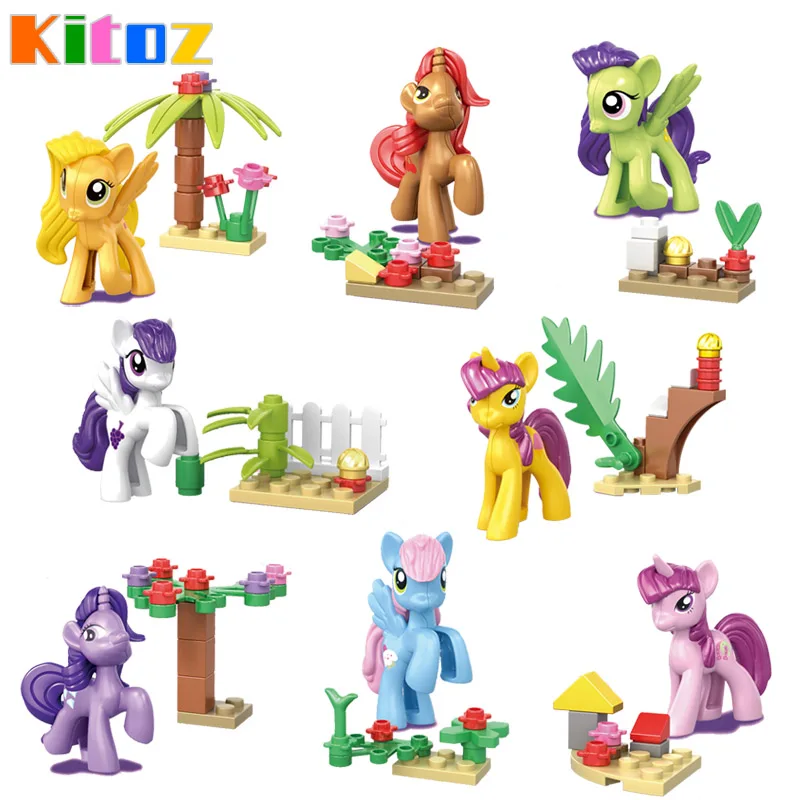 Unicorn My Little Horse Rainbow Mini Princess Toy Figure Cupcake Topper Birthday Party Gift Building Block Compatible with Lego
Unicorn My Little Horse Rainbow Mini Princess Toy Figure Cupcake Topper Birthday Party Gift Building Block Compatible with Lego