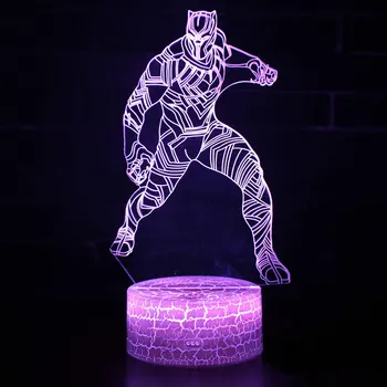 Fighting black panther theme 3D Lamp LED night light 7 Color Change Touch Mood Lamp Christmas present Dropshippping
Fighting black panther theme 3D Lamp LED night light 7 Color Change Touch Mood Lamp Christmas present Dropshippping