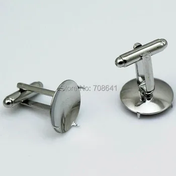 Blank Cufflinks Settings with with Circle Prong Pin Bezel Cabochon Bases Cufflinks Men's Cuff links DIY Findings Rhodium tone
Blank Cufflinks Settings with with Circle Prong Pin Bezel Cabochon Bases Cufflinks Men's Cuff links DIY Findings Rhodium tone