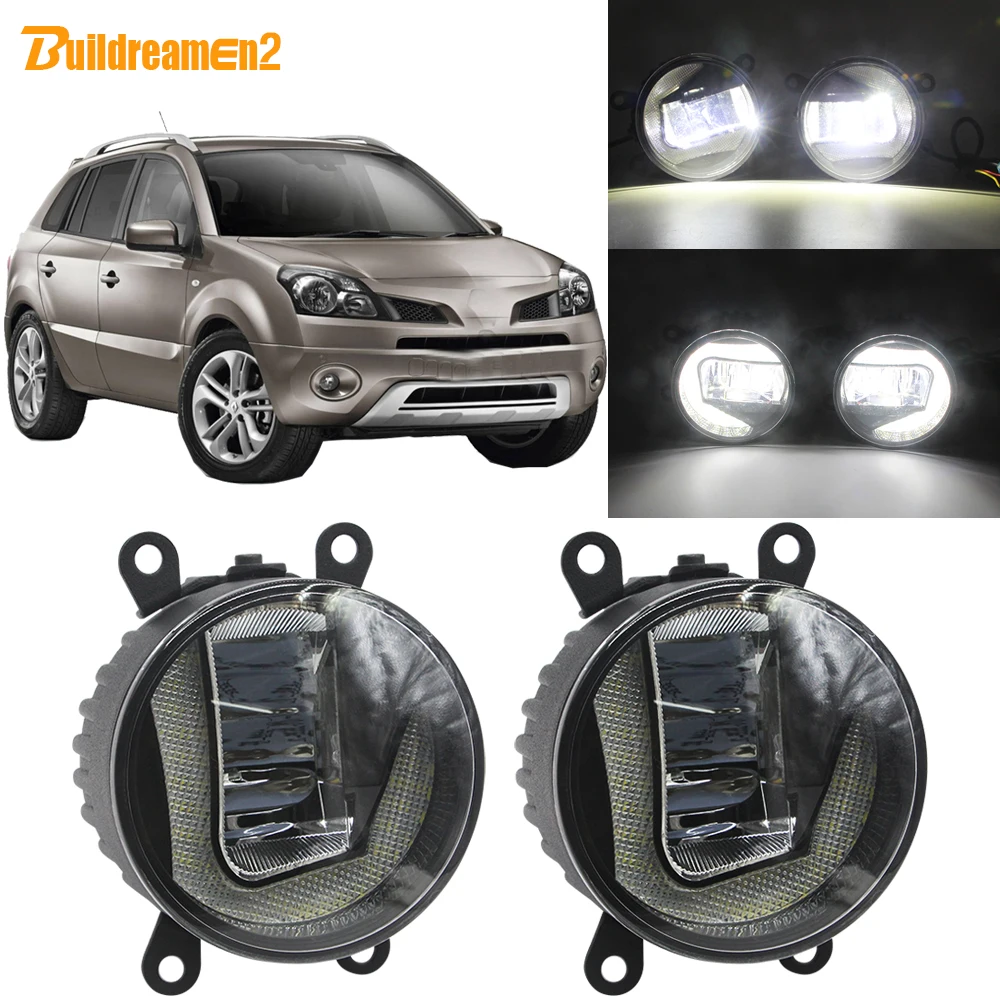 Buildreamen2 2 Pieces Car LED Projector Fog Lamp + Daytime Running Light H11 Socket 12V For Renault Koleos HY 2008-2015
Buildreamen2 2 Pieces Car LED Projector Fog Lamp + Daytime Running Light H11 Socket 12V For Renault Koleos HY 2008-2015