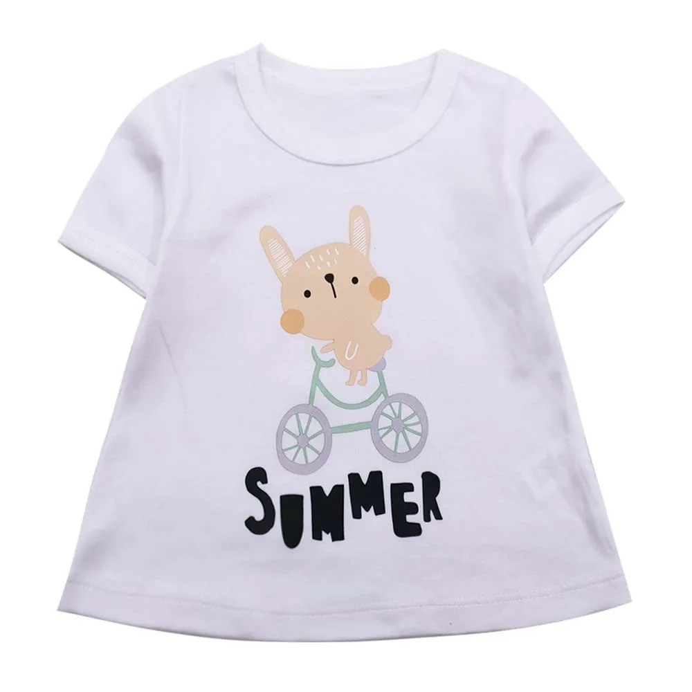 2019 new summer children clothing Girl T-shirt cotton cute printing solid color short-sleeved T-shirt Girl casual
2019 new summer children clothing Girl T-shirt cotton cute printing solid color short-sleeved T-shirt Girl casual