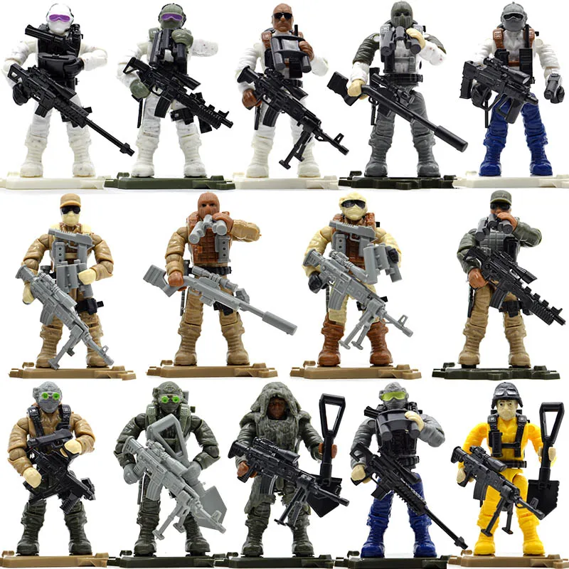 Set Game Army Soldiers Duty Military Series with Weapons Call Telescope Building Blocks Bricks Toys for Children
Set Game Army Soldiers Duty Military Series with Weapons Call Telescope Building Blocks Bricks Toys for Children