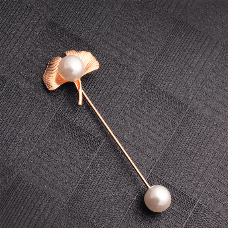 SHUANGR High Quality Vintage Style Gold-Color Ginkgo Leaf Imitation Double Pearl Big Bow Pin Brooch Wedding Accessories
SHUANGR High Quality Vintage Style Gold-Color Ginkgo Leaf Imitation Double Pearl Big Bow Pin Brooch Wedding Accessories