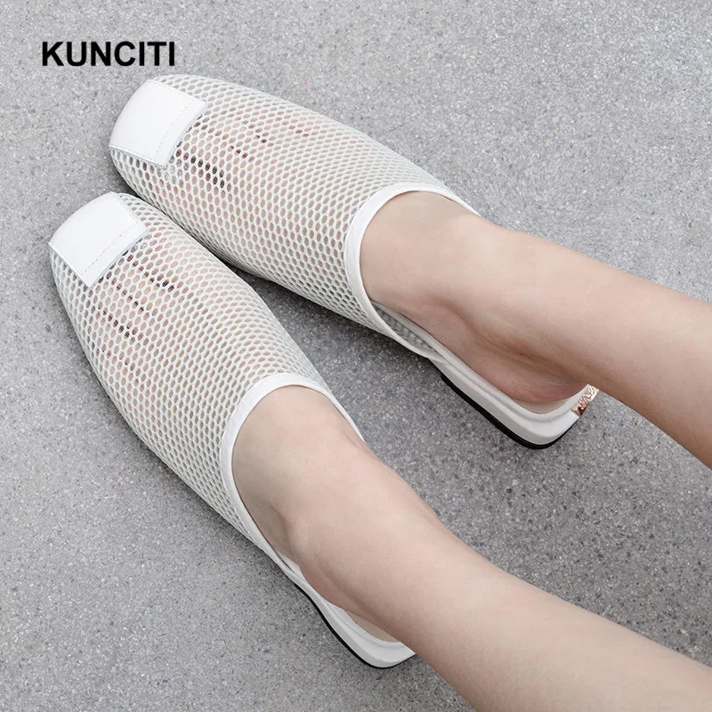 2019 KUNCITI Air Mesh Women Summer Slides Slip On Ladies Flat Loafers Square Toe Comfortable Slippers Shoes New Designer T9144
2019 KUNCITI Air Mesh Women Summer Slides Slip On Ladies Flat Loafers Square Toe Comfortable Slippers Shoes New Designer T9144