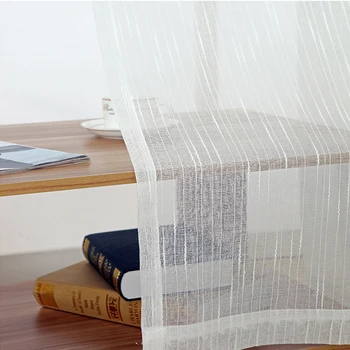 Balcony Yarn Decor White All-match Linen Stripe Window Screens Sheer Curtains For Living Room Tulle Modern Voile for Bedroom
Balcony Yarn Decor White All-match Linen Stripe Window Screens Sheer Curtains For Living Room Tulle Modern Voile for Bedroom