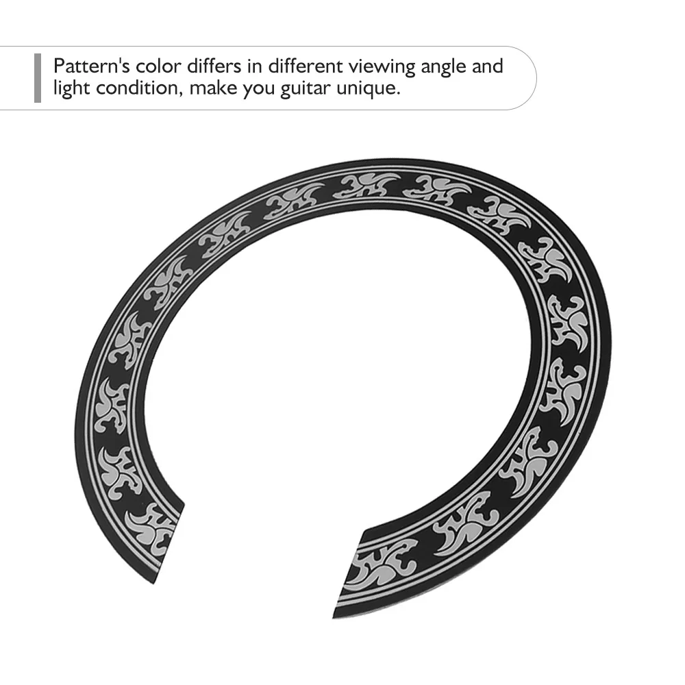 Folk Guitar Rosette Inlay Sticker Circle Sound Hole Decorative Decal Accessory Replacement for 40-41 Inch Guitars
Folk Guitar Rosette Inlay Sticker Circle Sound Hole Decorative Decal Accessory Replacement for 40-41 Inch Guitars