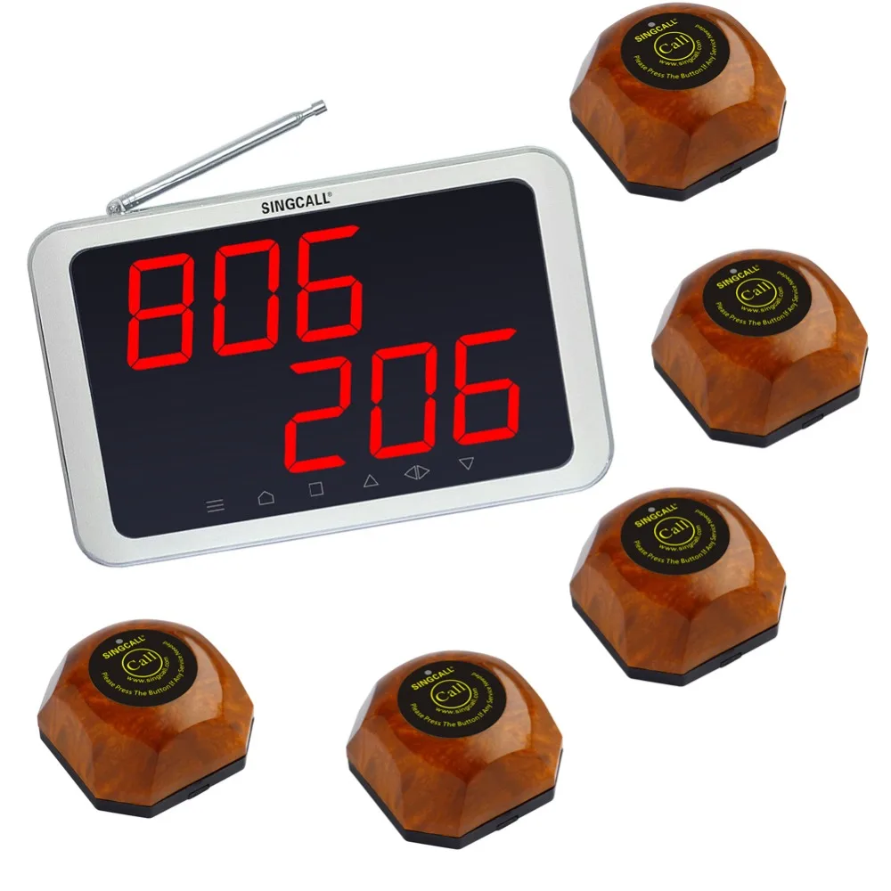 Cheapest Wireless Paging System ,5 pcs of table bell and 1 pc receiver of APE1200,wireless calling button
Cheapest Wireless Paging System ,5 pcs of table bell and 1 pc receiver of APE1200,wireless calling button